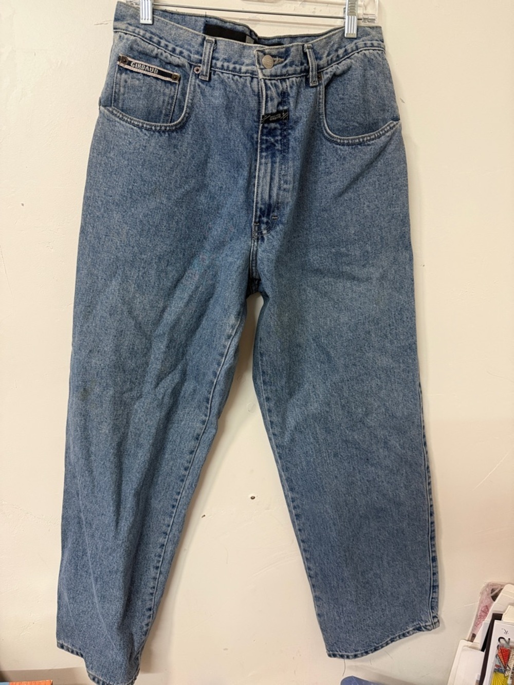 Marithe Francois Girbaud Relaxed Light Blue Denim Jeans 90’s Y2K